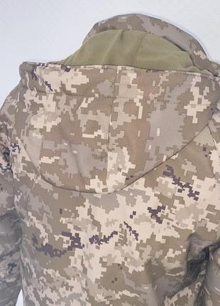 Військова куртка тактична піксель софтшел8 фото