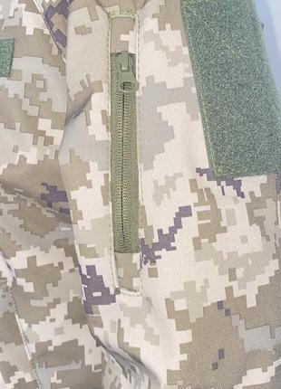 Військова куртка тактична піксель софтшел16 фото
