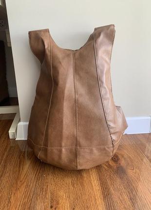 Кожаный рыжзак,кожаная сумка ручной работы2 фото