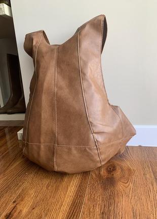Кожаный рыжзак,кожаная сумка ручной работы3 фото