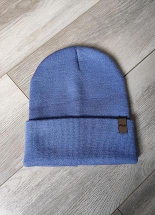 Шапка волошкова блакитна