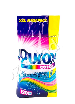 Стиральный порошок безфосфатный для цветных тканей purox 10кг