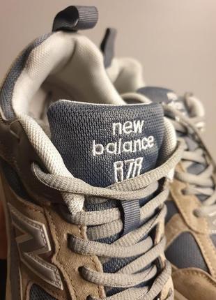 New balance 878  beige grey7 фото