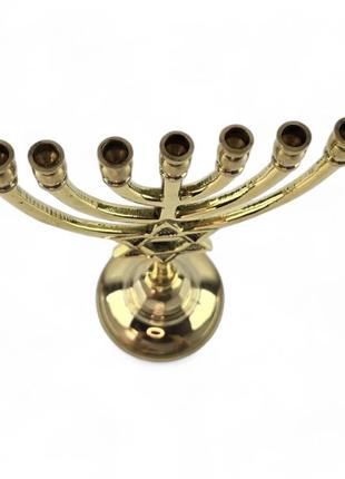 Подсвечник менора бронзовый (19,5*13,5*8 см)