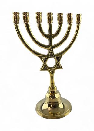 Подсвечник менора бронзовый (19,5*13,5*8 см)