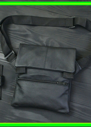 Тактическая кожаная сумка с кобурой, мужской мессенджер, барсетка