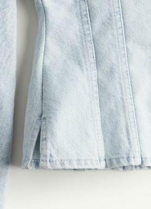 Популярная джинсовая рубашка женская hm new5 фото