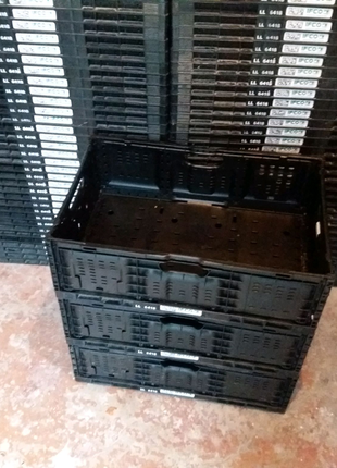Ящик пластиковий складной трансформер з європи 60×40×24 steco efc