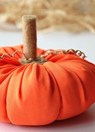 Тыквы. текстильные тыквы на хеллоуин. интерьерные тыквы. осенний декор. гарбузи3 фото