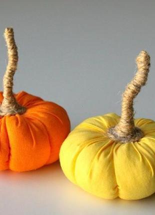 Набор тыковки на хэллоуин, осенний декор. тыквы декоративные, интерьерные тыквы, гарбуз, гарбузики