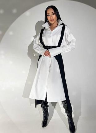 Очень стильное платье - рубашка, под портупею или отдельно натуральный хлопок