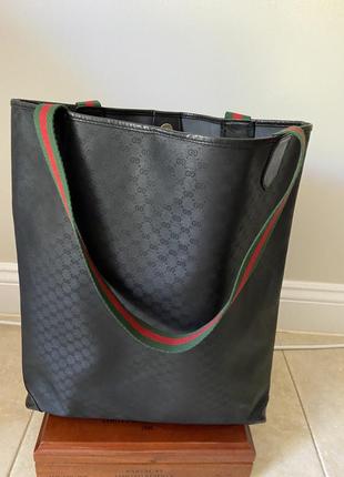 Винтажная gucci tote2 фото