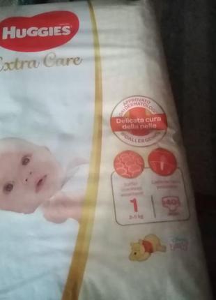 Продам памперси huggies 1і 2