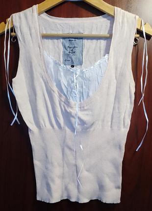 Розовая маечка. размер l