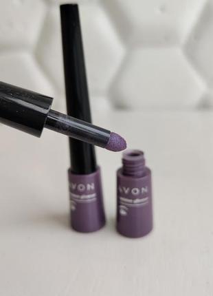 Рассыпчатые тени для глаз век эйвон avon deep purple3 фото