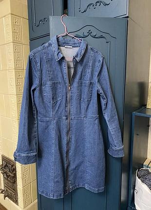Джинсовое платье
