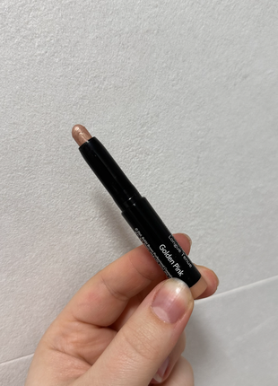 Кремові тіні bobbi brown long-wear cream eyeshadow stick у відтінку golden pink 0.9g 0.9г4 фото