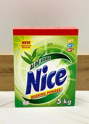 Порошок для прання nice aloe vera, 5 кг