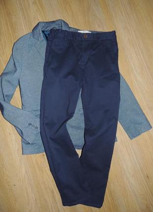 Брюки штаны 7-9р. h&amp;m чиносы зауженные чинос брюки узкие1 фото