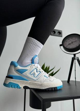 Кроссовки new balance nb 550 white/ blue3 фото