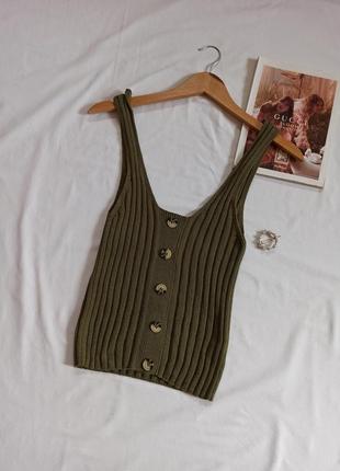 Вязаный топ