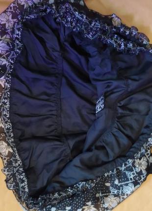 Пышная, бедратоярусная юбка размер 105 фото