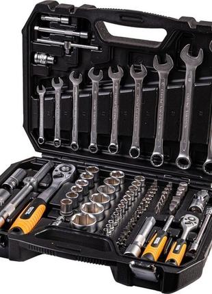 Набір ключів і насадок торцевих mastertool profi 1/4"-1/2"