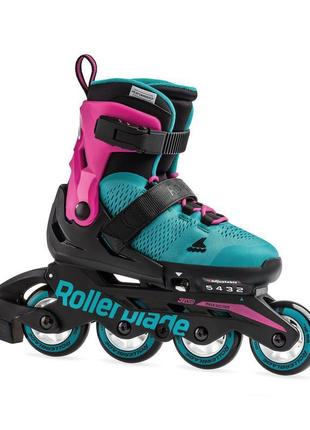 Дитячі ролики rollerblade microblade g pink emerald green 2020