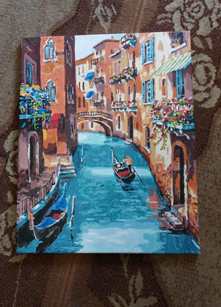 Продам картину 40*50 "венеція на воді"1 фото