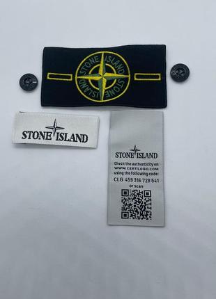 Stone island бирки патч пуговицы