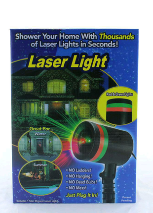 Вуличний диско лазер star shower light 908 / лазерний проектор