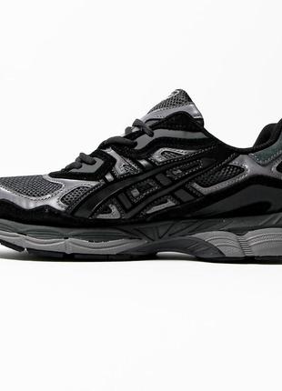 Мужские кроссовки asics gel nyc graphite grey black