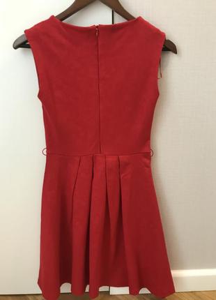 Платье колокольчик красное mohito 34 р.4 фото