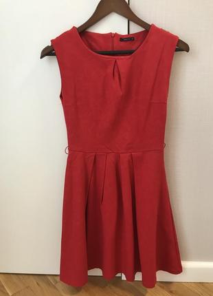 Платье колокольчик красное mohito 34 р.1 фото