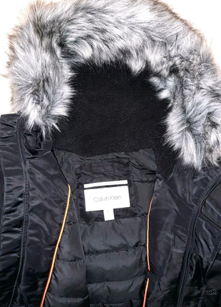 Куртка calvin klein eskimo parka fur trimme зимова парку .2 фото