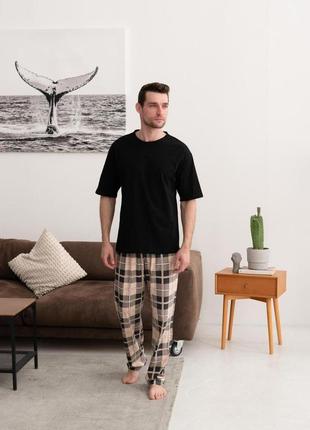 Чоловіча піжама трикотажна штани+футболка every day cosy