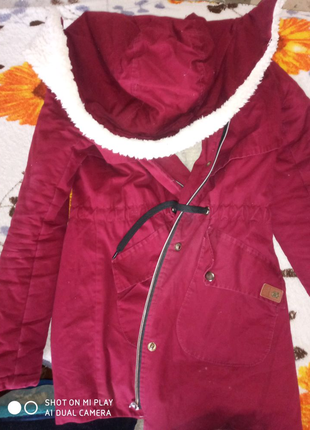 Парку і куртка тепла для дівчаток 8-9 років