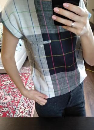 Крутая блуза лён