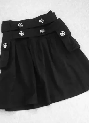 Стильная юбка черная итальялия1 фото