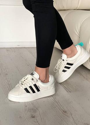 Кроссовки adidas campus x bad bunny white black