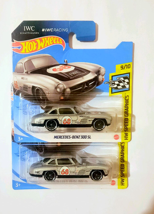 Машинка hot wheels mersedes-benz 300 sl, 2021