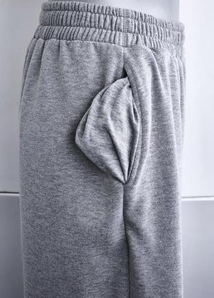 Широкі штани джогери zara сірого кольору6 фото
