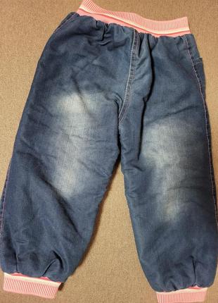 Теплі джинси. штани на хутрі2 фото