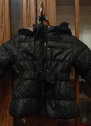 Курточка зимова для дівчинки 4-5 років1 фото