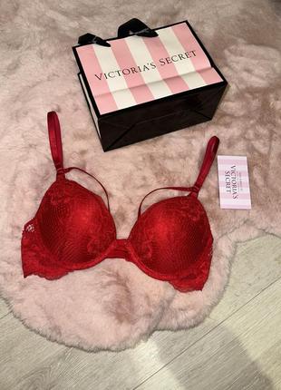 Бюстгальтер victoriaʼs secret very sexy, 32b/b70, ліфчик червоний