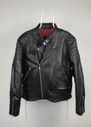 Винтажная кожаная косуха real leather usa biker racin style schott avirex diesel vintage