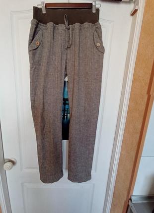 Брюки льняные мужские