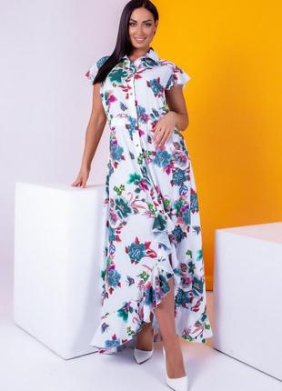 Сукня матеріал софт з 48 по 58 розміри колір як на фото