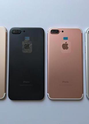 Корпус кришка задня панель iphone 7 plus gold matt rose silver