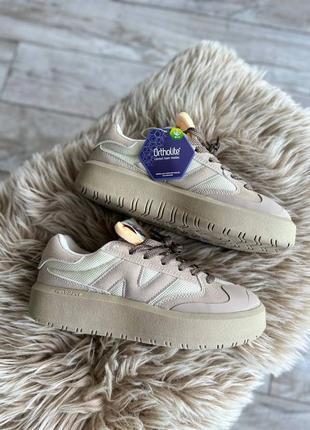 New balance ct302 dark beige bone9 фото